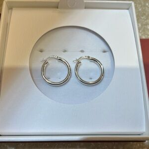 Aurate Sterling Silver Hoops